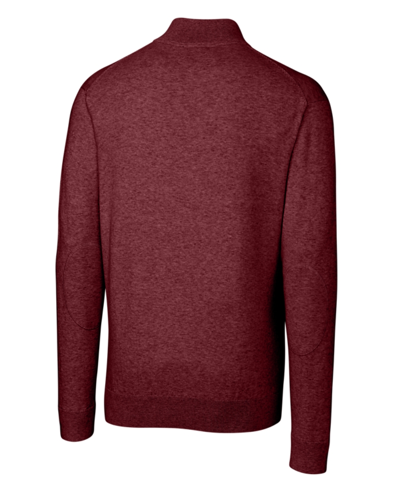 Tall Mens Sweater: Lakemont Tri-Blend Big & Tall Quarter Zip