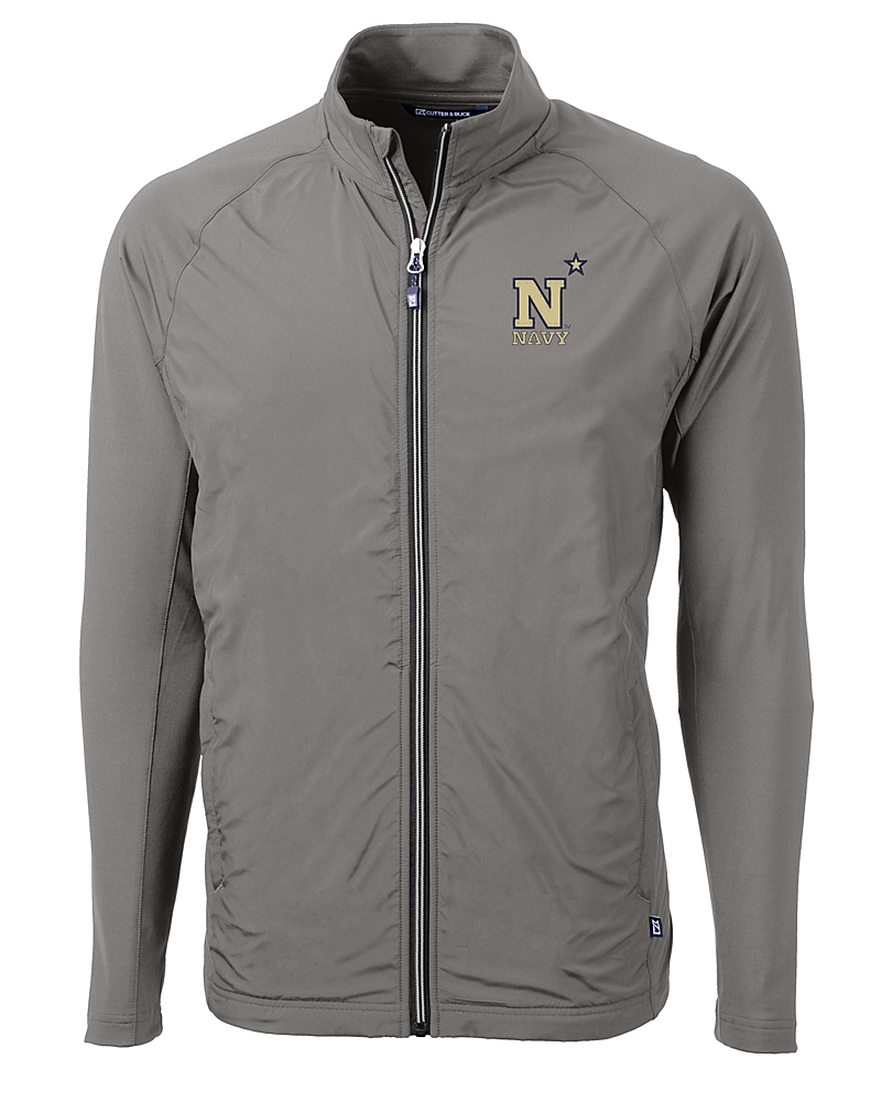 Navy Midshipmen Cutter & Buck Adapt Eco Knit Hybrid Recycled