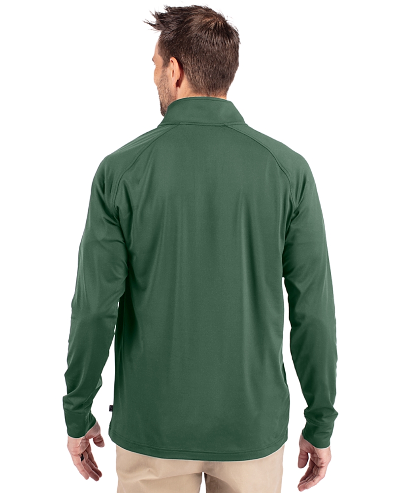 Miami Hurricanes Cutter & Buck Adapt Recycled Soft Knit Stretch