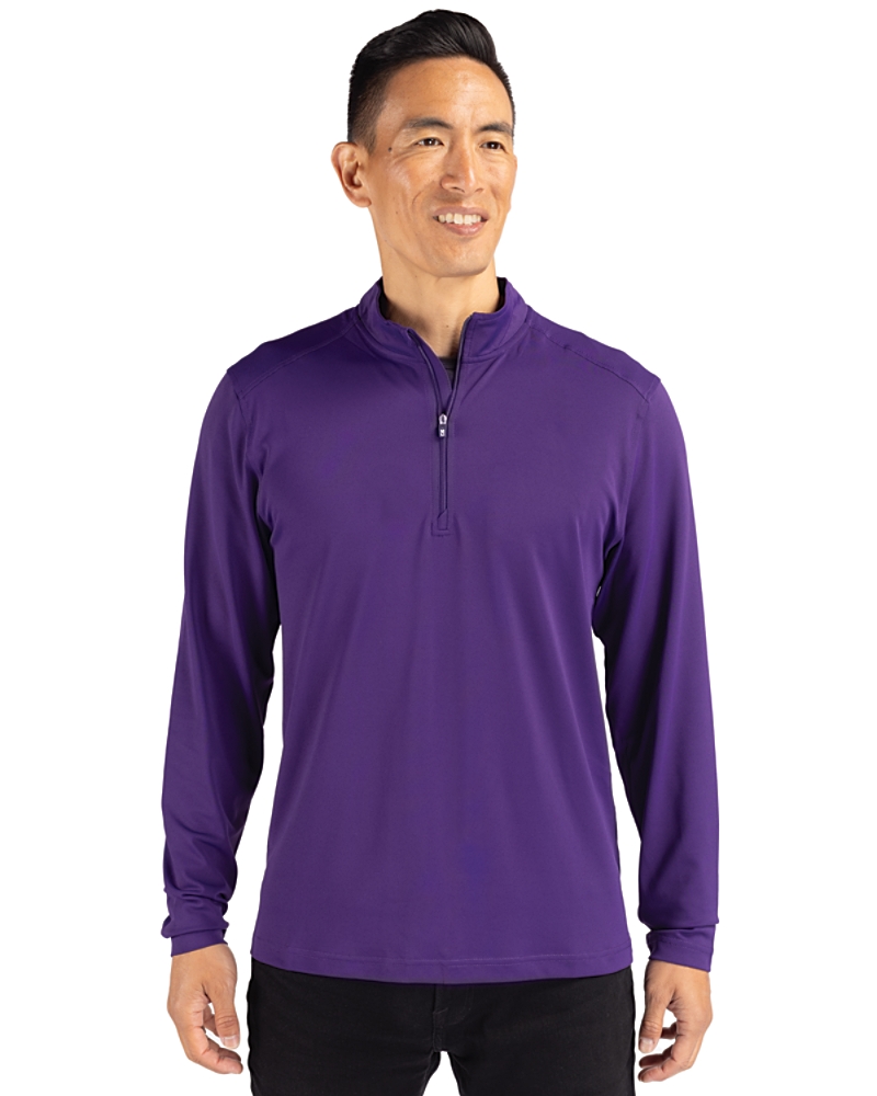 Virtue Eco Pique Recycled Men's Quarter Zip