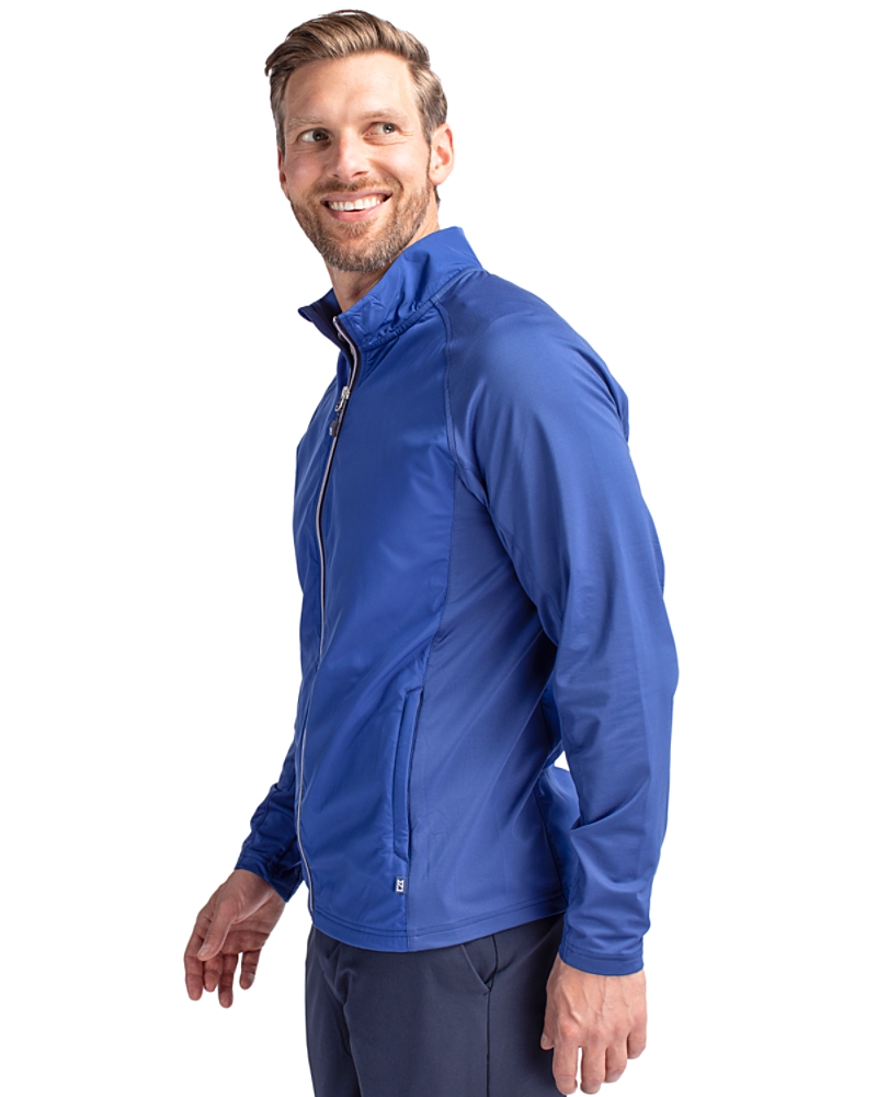 Hybrid Recycled Men's Big & Tall Full Zip Jacket | Cutter & Buck