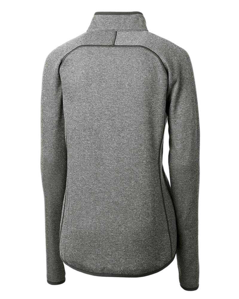 大人気新品  Cutter & Buck Mainsail Sweater-Knit Womens Full Zip Jacket トップス