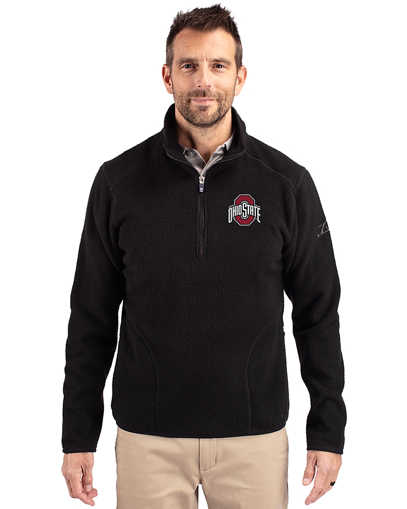 Ohio State Buckeyes - Cutter & Buck Cascade Eco Sherpa Fleece Mens