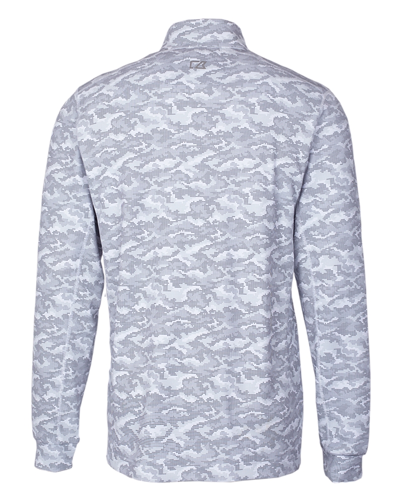 トップス COOKIE CAMO 2 TRIM TEE L Cutter & Buck Traverse Stretch Eco Camo Print Quarter Zip