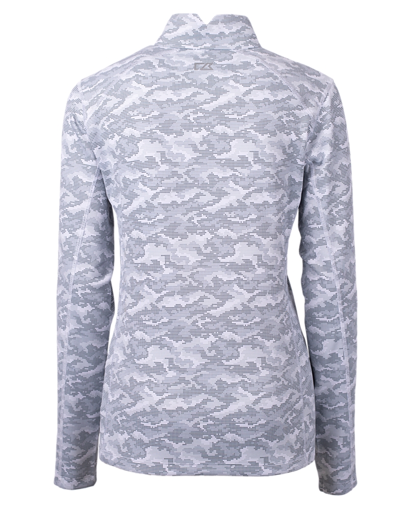 トップス COOKIE CAMO 2 TRIM TEE L Cutter & Buck Traverse Stretch Eco Camo Print Quarter Zip