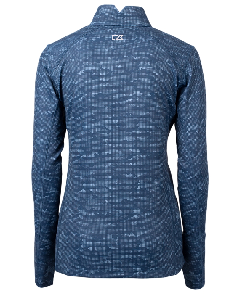 トップス COOKIE CAMO 2 TRIM TEE L Cutter & Buck Traverse Stretch Eco Camo Print Quarter Zip
