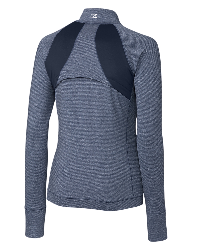 Cutter & Buck Womens Shoreline Colorblock Full-Zip - Cutter