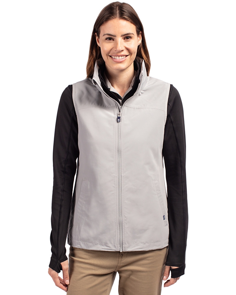 Cutter & Buck Charter Eco Recycled Full-Zip Womens Vest