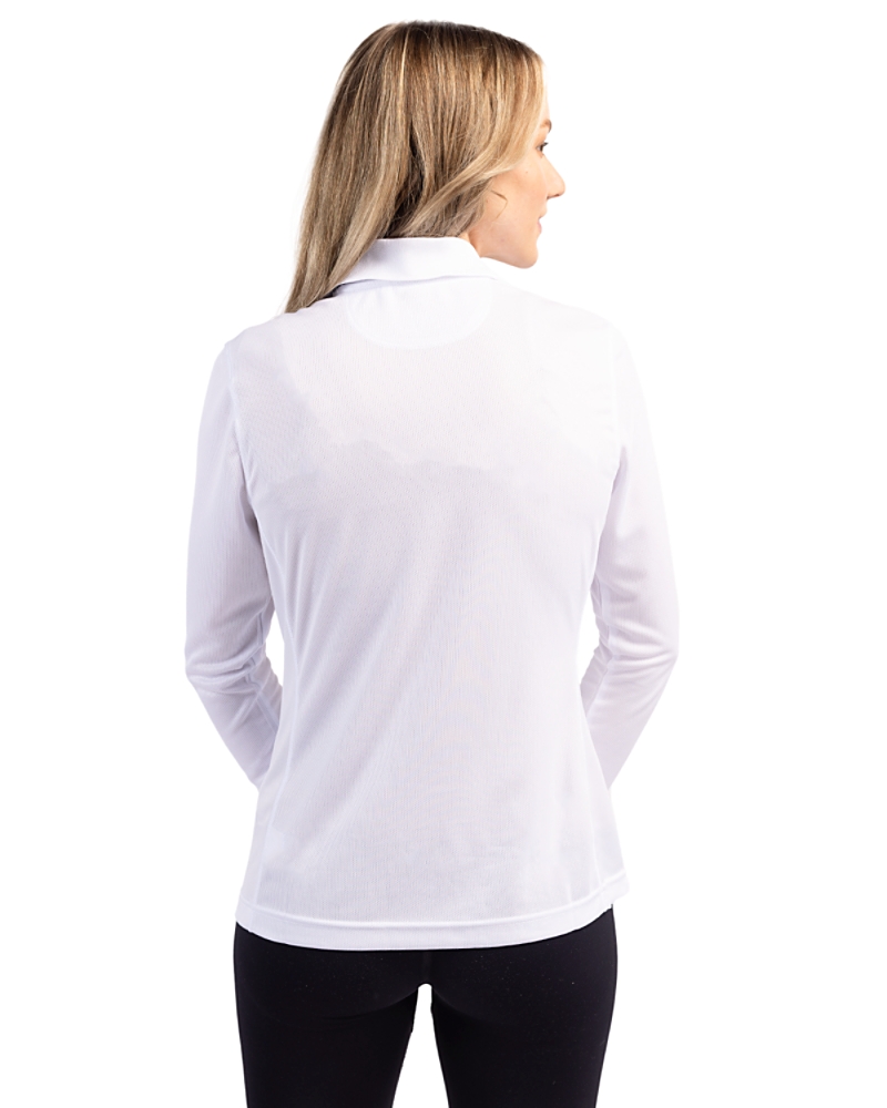 Clique Ice Pique Womens Long Sleeve Tech Polo - Cutter & Buck