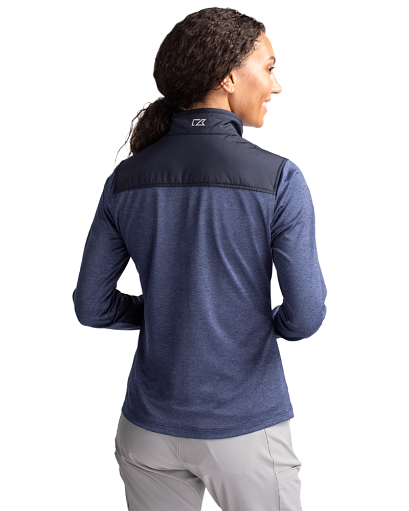 Cutter & Buck Stealth Hybrid Quilted Womens Full Zip