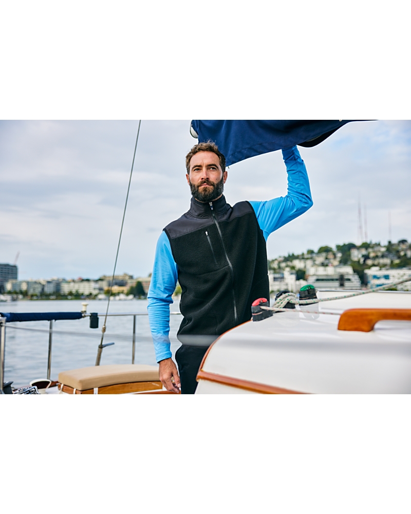 Cutter & Buck Cascade Epic Comfort Recycled Sherpa Fleece Mens Big