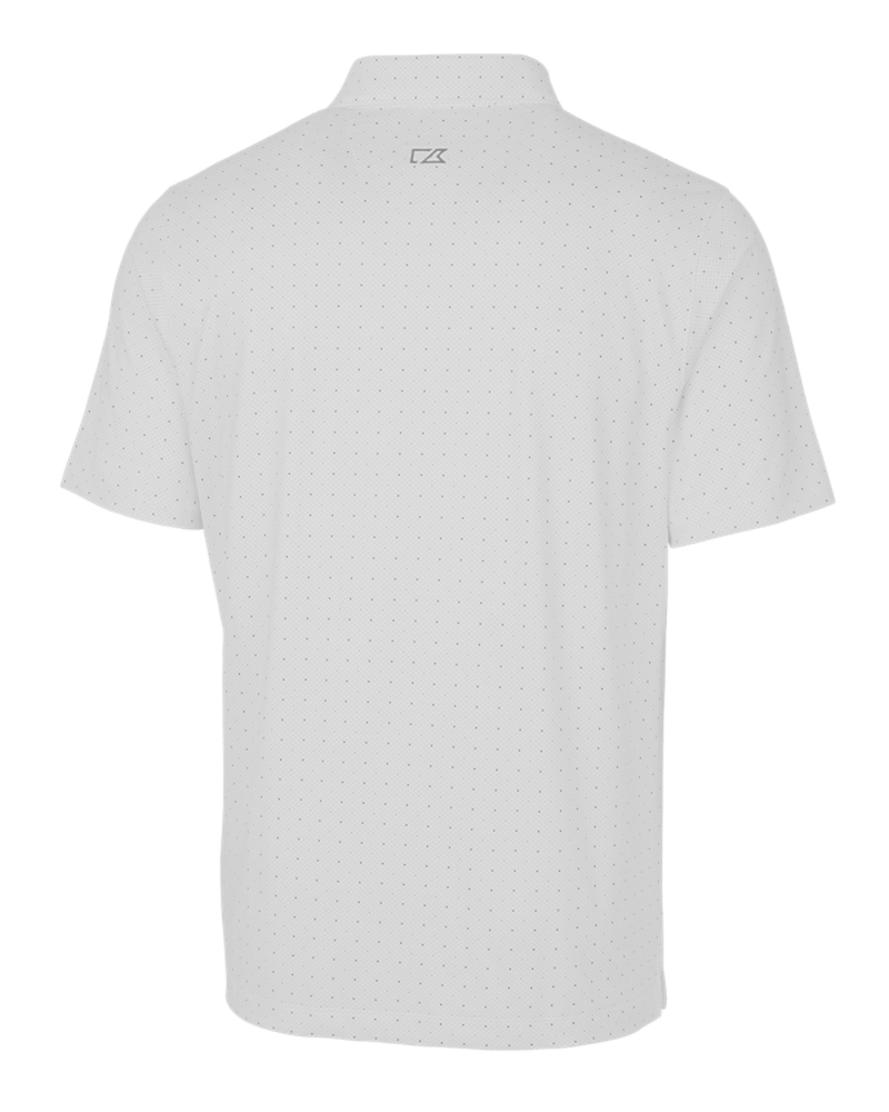 Cutter & Buck Pike Double Dot Print Stretch Mens Polo