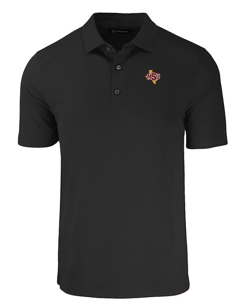 Midwestern State Mustangs Cutter & Buck Forge Eco Stretch Recycled Mens Big & Tall Polo