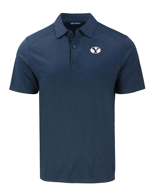 Brigham Young Cougars Cutter & Buck Forge Eco Stretch Recycled Mens Big & Tall Polo