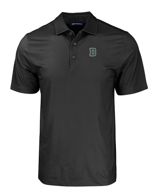 Dartmouth Big Green Cutter & Buck Pike Eco Tonal Geo Print Stretch Recycled Mens Big & Tall Polo