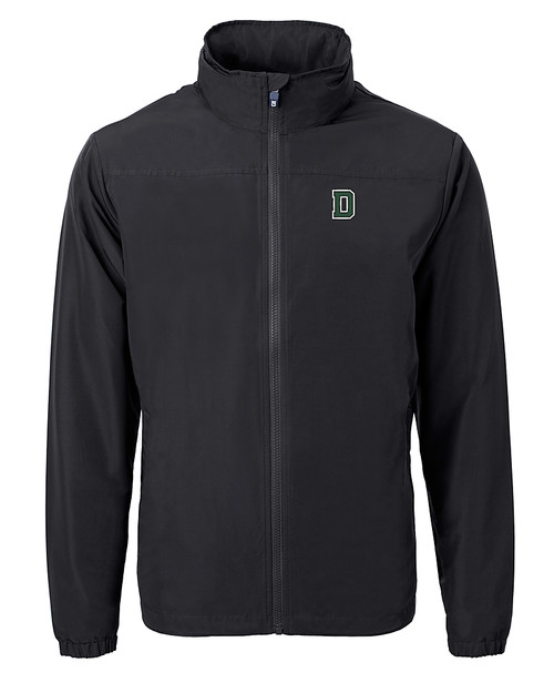 Dartmouth Big Green Cutter & Buck Charter Eco Knit Recycled Big & Tall Full-Zip Jacket