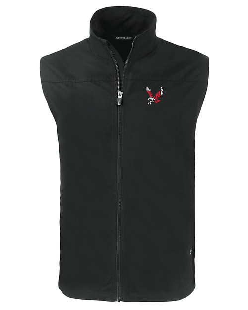 Eastern Washington Eagles Cutter & Buck Charter Eco Full-Zip Mens Big & Tall Vest