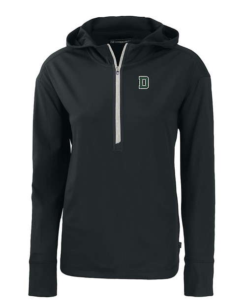 Dartmouth Big Green Cutter & Buck Daybreak Eco Recycled Womens Half Zip Hoodie
