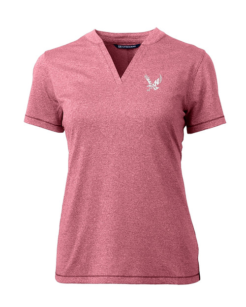 Eastern Washington Eagles Cutter & Buck Forge Eco Heathered Stretch Womens Blade Top