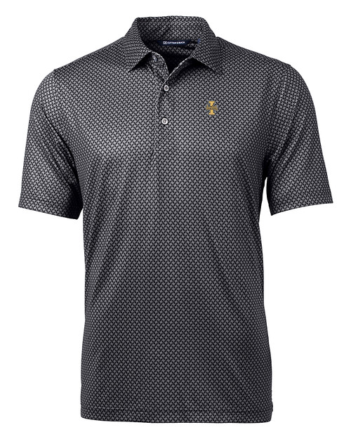 Idaho Vandals Cutter & Buck Pike Banner Print Stretch Mens Polo