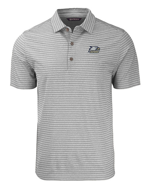 Georgia Southern Eagles Cutter & Buck Forge Eco Heather Stripe Stretch Recycled Mens Polo