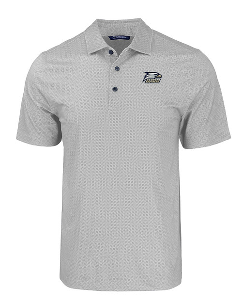 Georgia Southern Eagles Cutter & Buck Pike Eco Tonal Geo Print Stretch Recycled Mens Polo