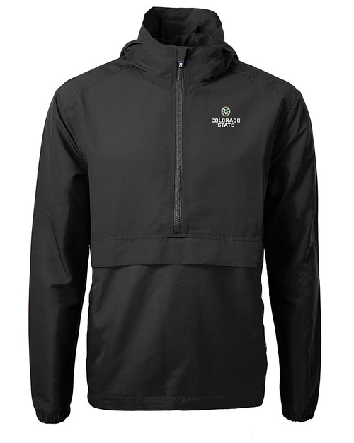 Colorado State Rams Cutter & Buck Charter Eco Recycled Mens Anorak Jacket
