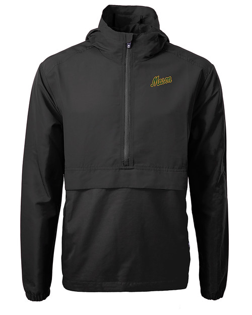 George Mason Patriots College Vault Cutter & Buck Charter Eco Recycled Mens Anorak Jacket