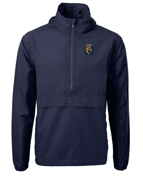 FIU Panthers College Vault Cutter & Buck Charter Eco Recycled Mens Anorak Jacket