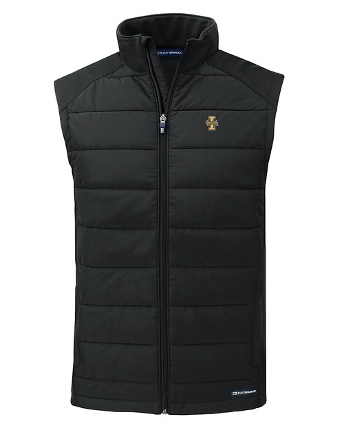 Idaho Vandals Cutter & Buck Evoke Hybrid Softshell Recycled Mens Full Zip Vest