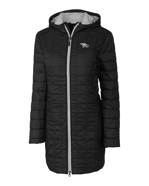 North Carolina Central Eagles Cutter & Buck Rainier PrimaLoft®  Womens Eco Insulated Hooded Long Coat