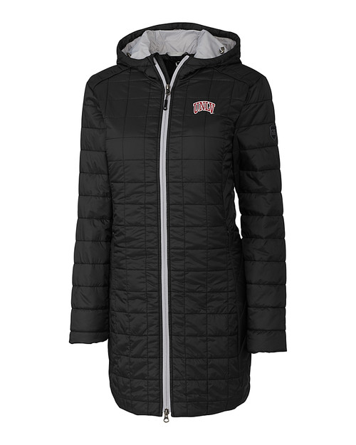 UNLV Rebels Cutter & Buck Rainier PrimaLoft®  Womens Eco Insulated Hooded Long Coat
