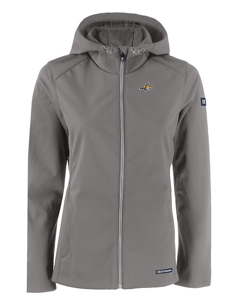 Montana State Bobcats Cutter & Buck Evoke Softshell Recycled Full Zip Womens Jacket