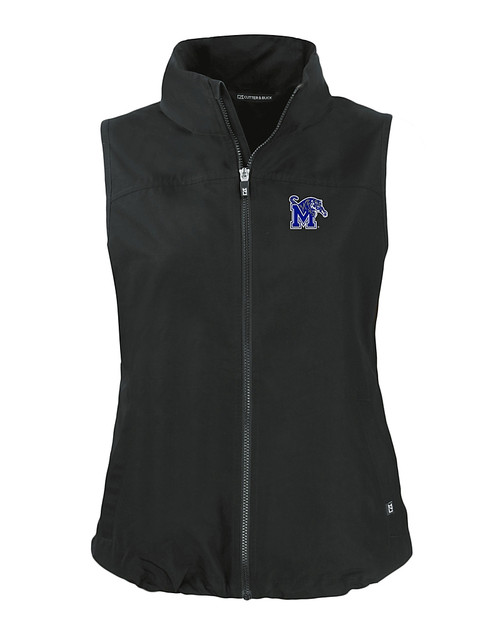 Memphis Tigers Cutter & Buck Charter Eco Recycled Full-Zip Womens Vest