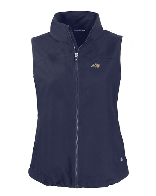Montana State Bobcats Cutter & Buck Charter Eco Recycled Full-Zip Womens Vest