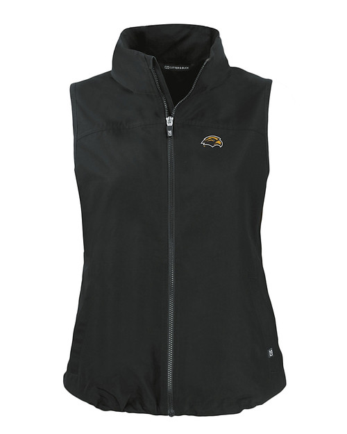 Southern Miss Golden Eagles Cutter & Buck Charter Eco Recycled Full-Zip Womens Vest