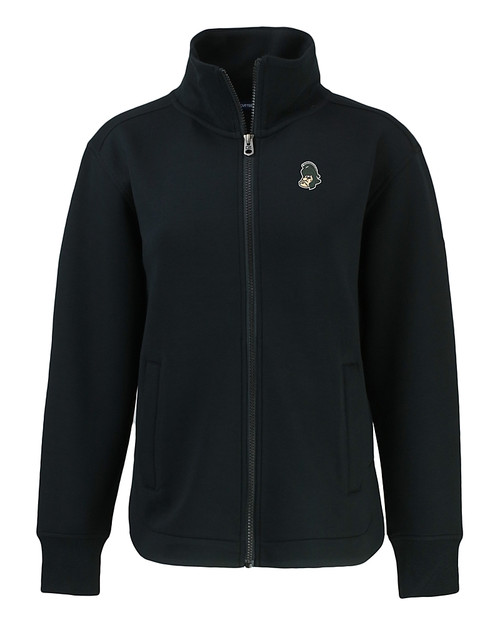 Michigan State Spartans College Vault Cutter & Buck Roam Eco Full Zip Recycled Womens Jacket