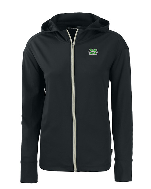 Marshall Thundering Herd Cutter & Buck Daybreak Eco Recycled Womens Full Zip Hoodie