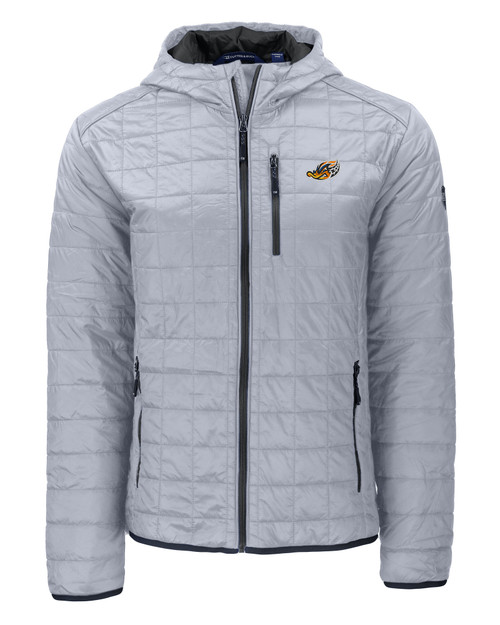 Akron RubberDucks Cutter & Buck Rainier Primaloft Eco Mens Full Zip Hooded Jacket