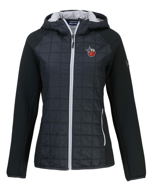 Fort Wayne TinCaps Cutter & Buck Rainier Primaloft Womens Eco Full Zip Hybrid Jacket