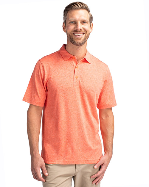 Cutter & Buck Forge Heathered Stretch Mens Polo Shirt - Cardinal