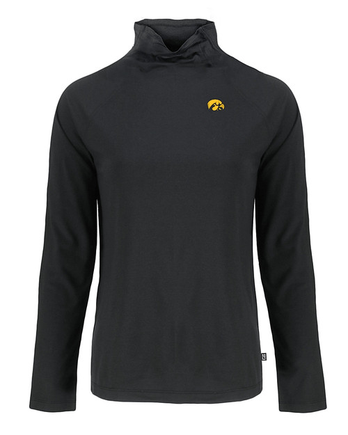 Iowa Hawkeyes Cutter & Buck Coastline Epic Comfort Recycled Womens Funnel Neck