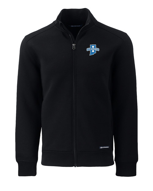 Indiana State Sycamores Cutter & Buck Roam Eco Recycled Full Zip Mens Big & Tall Jacket