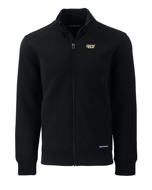 VCU Rams Cutter & Buck Roam Eco Recycled Full Zip Mens Big & Tall Jacket