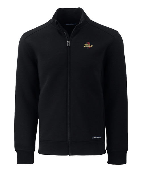 Tulsa Golden Hurricane Cutter & Buck Roam Eco Recycled Full Zip Mens Big & Tall Jacket