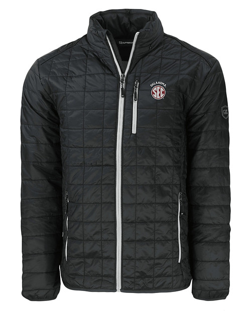 Oklahoma Sooners SEC Cutter & Buck Rainier PrimaLoft®  Mens Big and Tall Eco Insulated Puffer Jacket