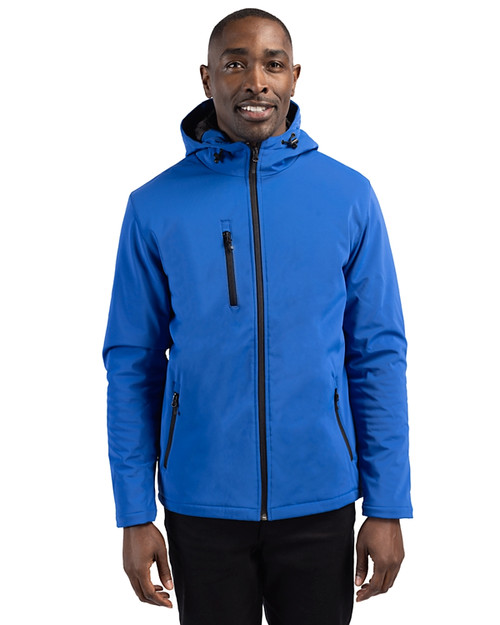訳あり商品 Mens Zip Full Fleece Performance Summit Clique Vest Cutter - メンズウェア
