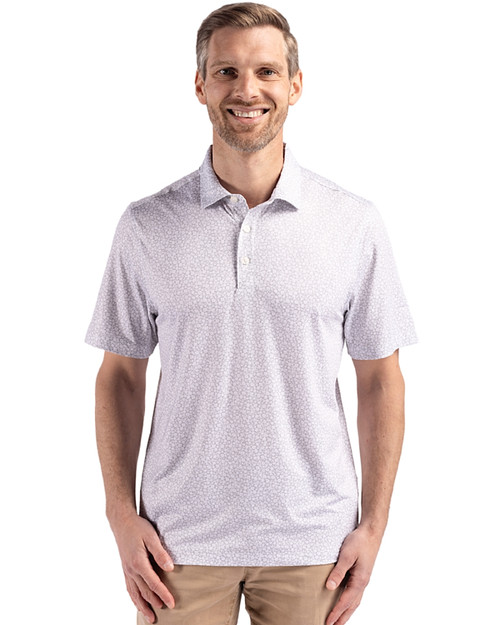 【WEB限定】 Dot Double Pike Buck & Cutter Print Polo Mens Stretch トップス