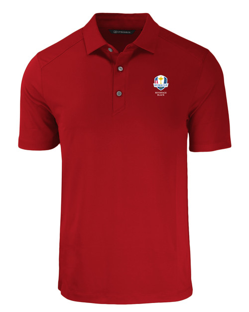 2025 Ryder Cup Cutter & Buck Forge Eco Stretch Recycled Mens Big & Tall Polo