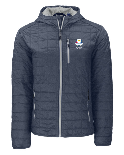 2025 Ryder Cup Cutter & Buck Rainier Primaloft Eco Mens Full Zip Hooded Jacket